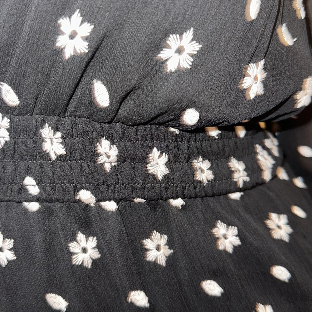 CeCe black and white print lined dress size S - Picture 2 of 7